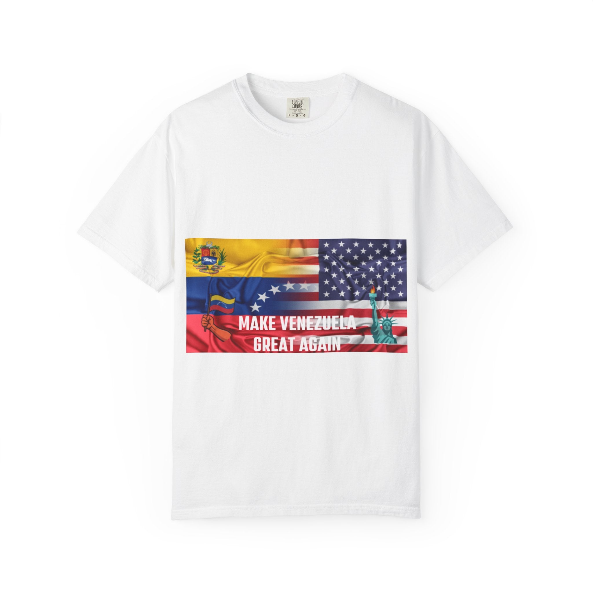 Patriotic Graphic T-Shirt, Make Venezuela Great Again Tee, Unisex Casual Wear, Gift for National Pride, Independence Day Apparel