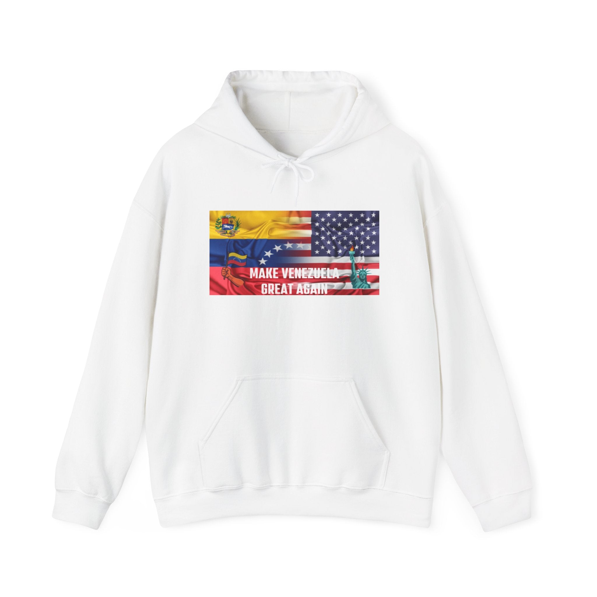 Unisex Political Hoodie, Make Venezuela Great Again Sweatshirt, Gift for Activists, Casual Wear, Statement Fashion, Comfortable Hoodie