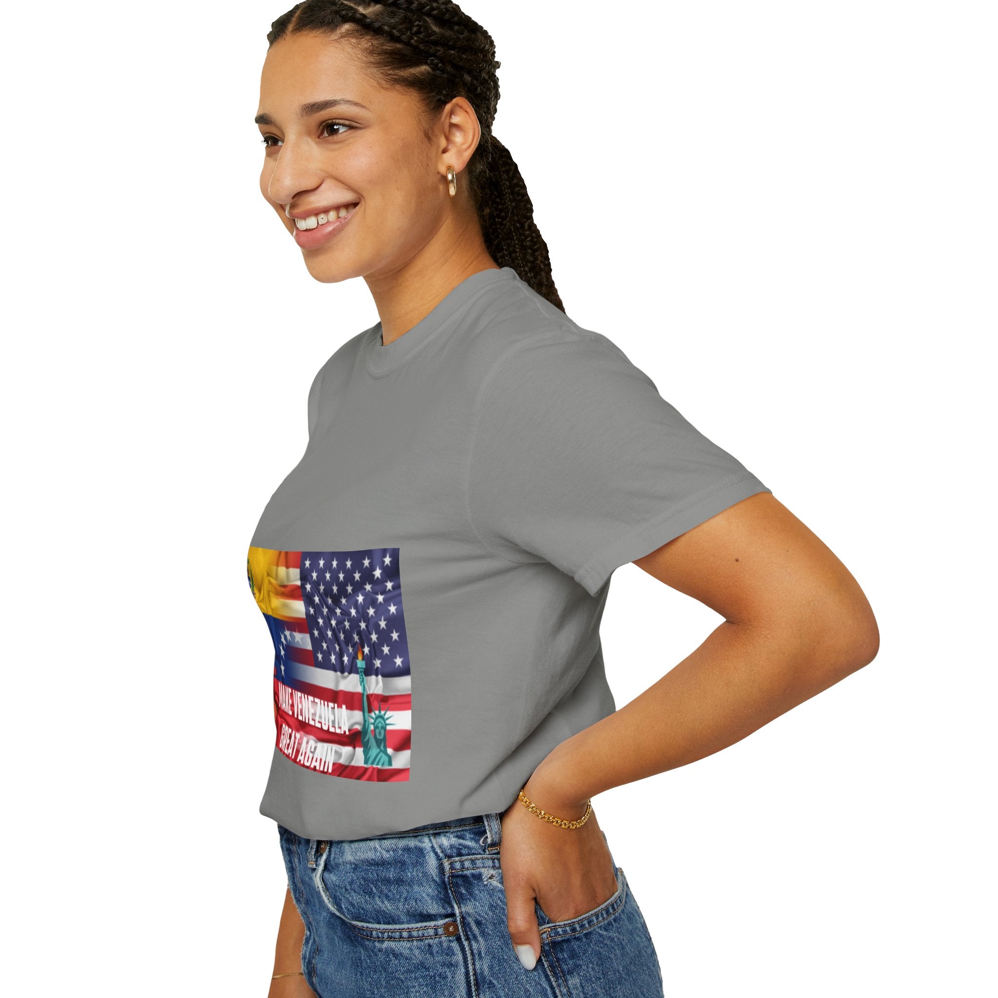 Patriotic Graphic T-Shirt, Make Venezuela Great Again Tee, Unisex Casual Wear, Gift for National Pride, Independence Day Apparel