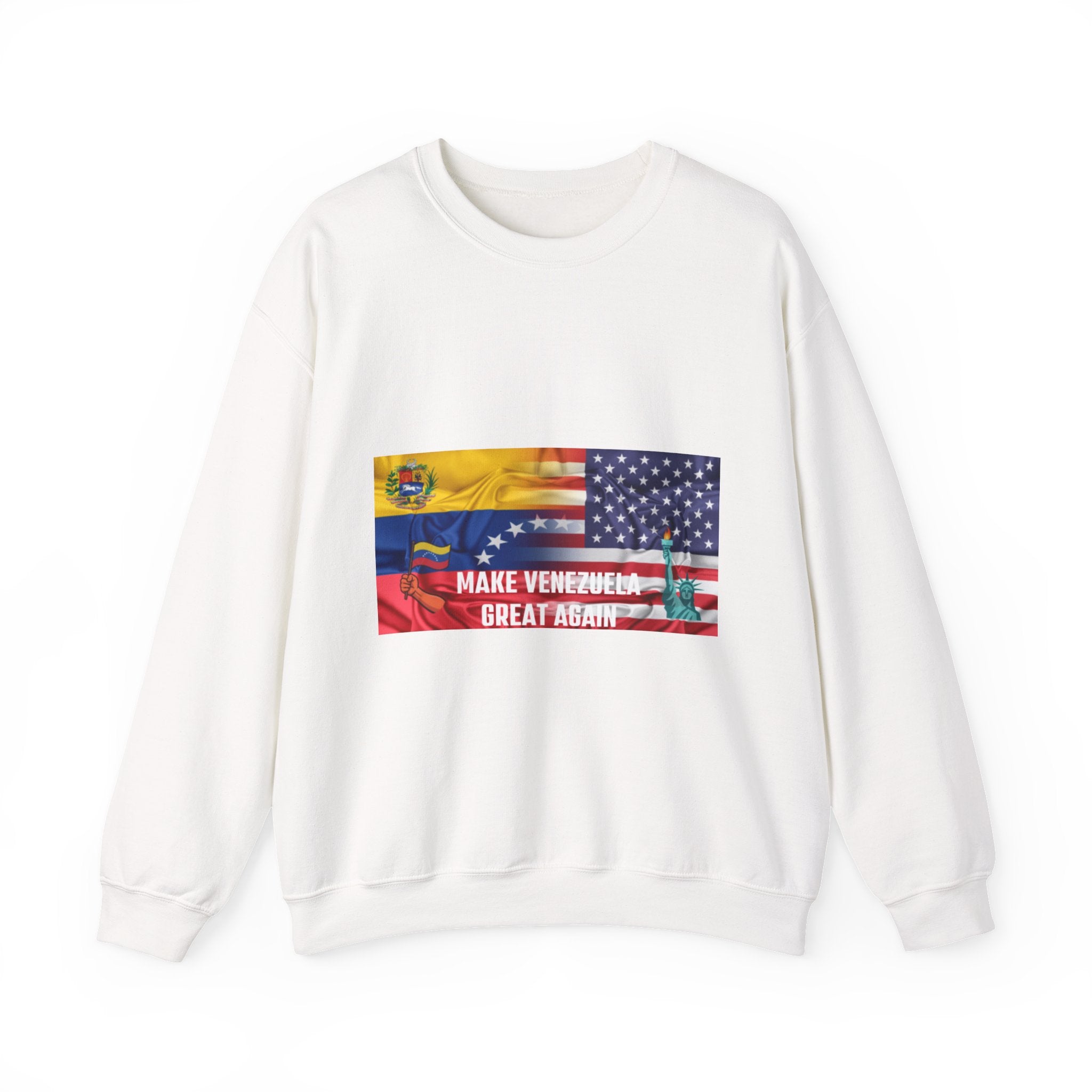 Venezuelan Pride Sweatshirt - Make Venezuela Great Again, Unisex Crewneck, Warm Casual Wear, Gift for Holidays, Comfortable & Stylish
