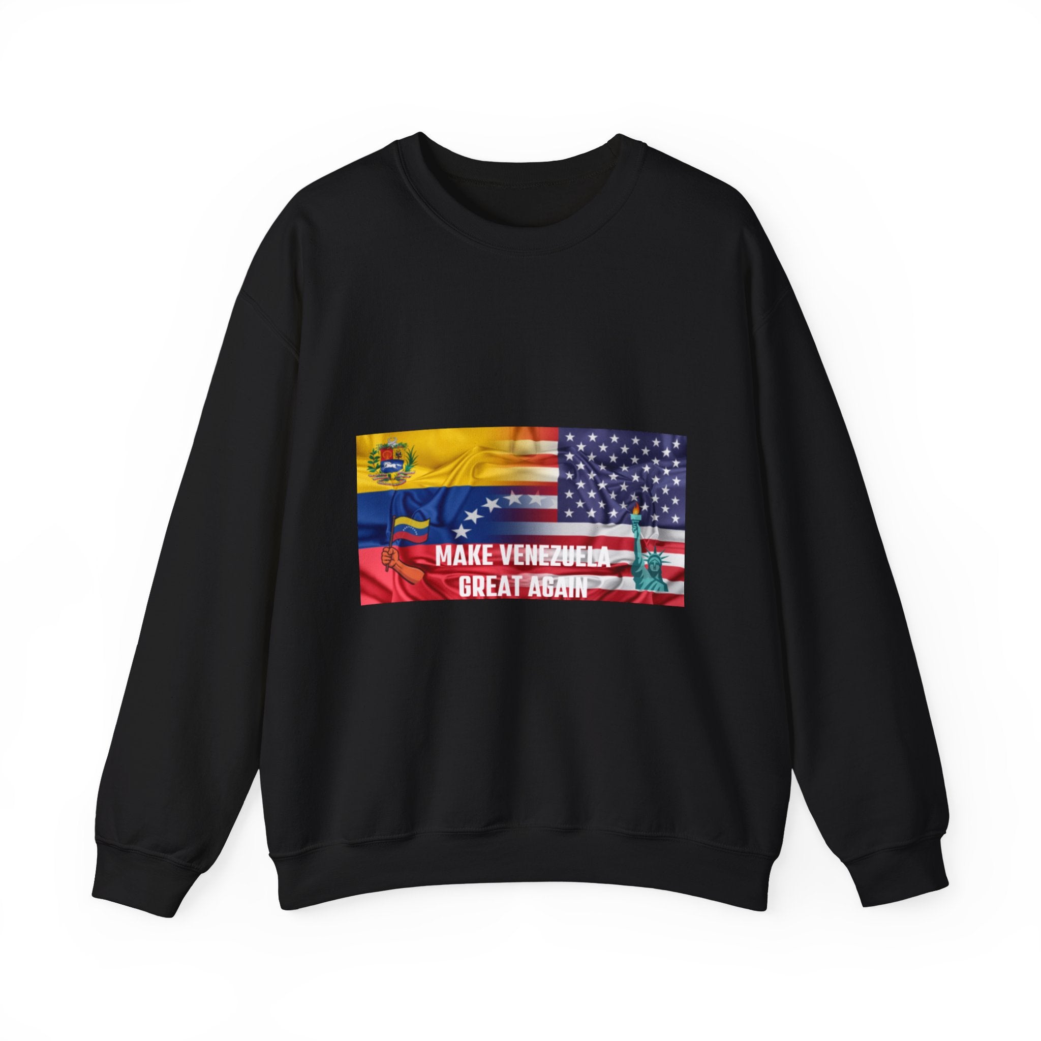 Venezuelan Pride Sweatshirt - Make Venezuela Great Again, Unisex Crewneck, Warm Casual Wear, Gift for Holidays, Comfortable & Stylish