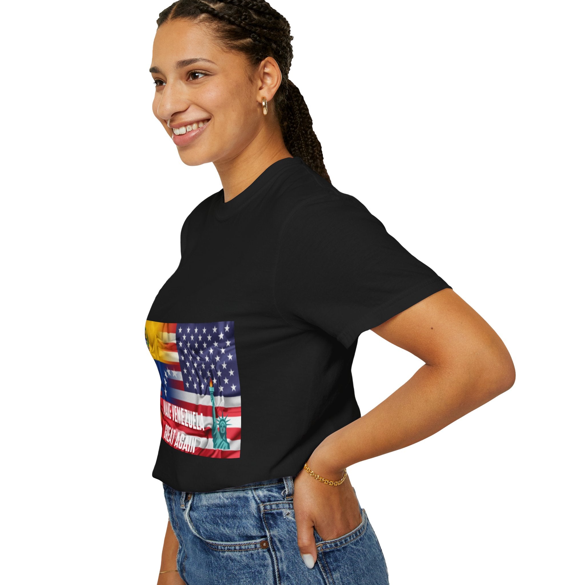 Patriotic Graphic T-Shirt, Make Venezuela Great Again Tee, Unisex Casual Wear, Gift for National Pride, Independence Day Apparel