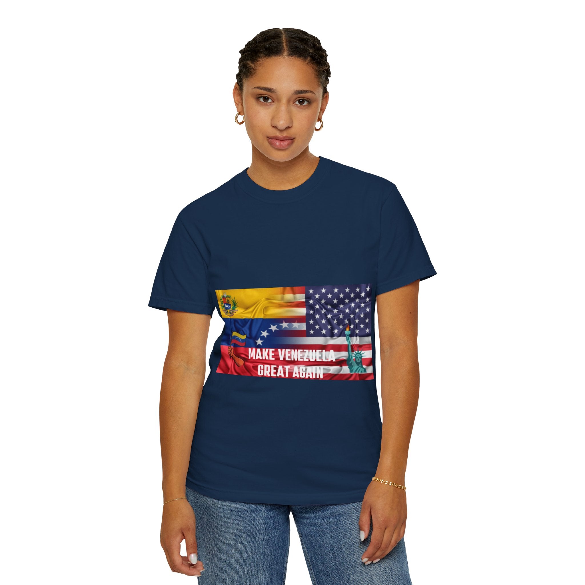 Patriotic Graphic T-Shirt, Make Venezuela Great Again Tee, Unisex Casual Wear, Gift for National Pride, Independence Day Apparel