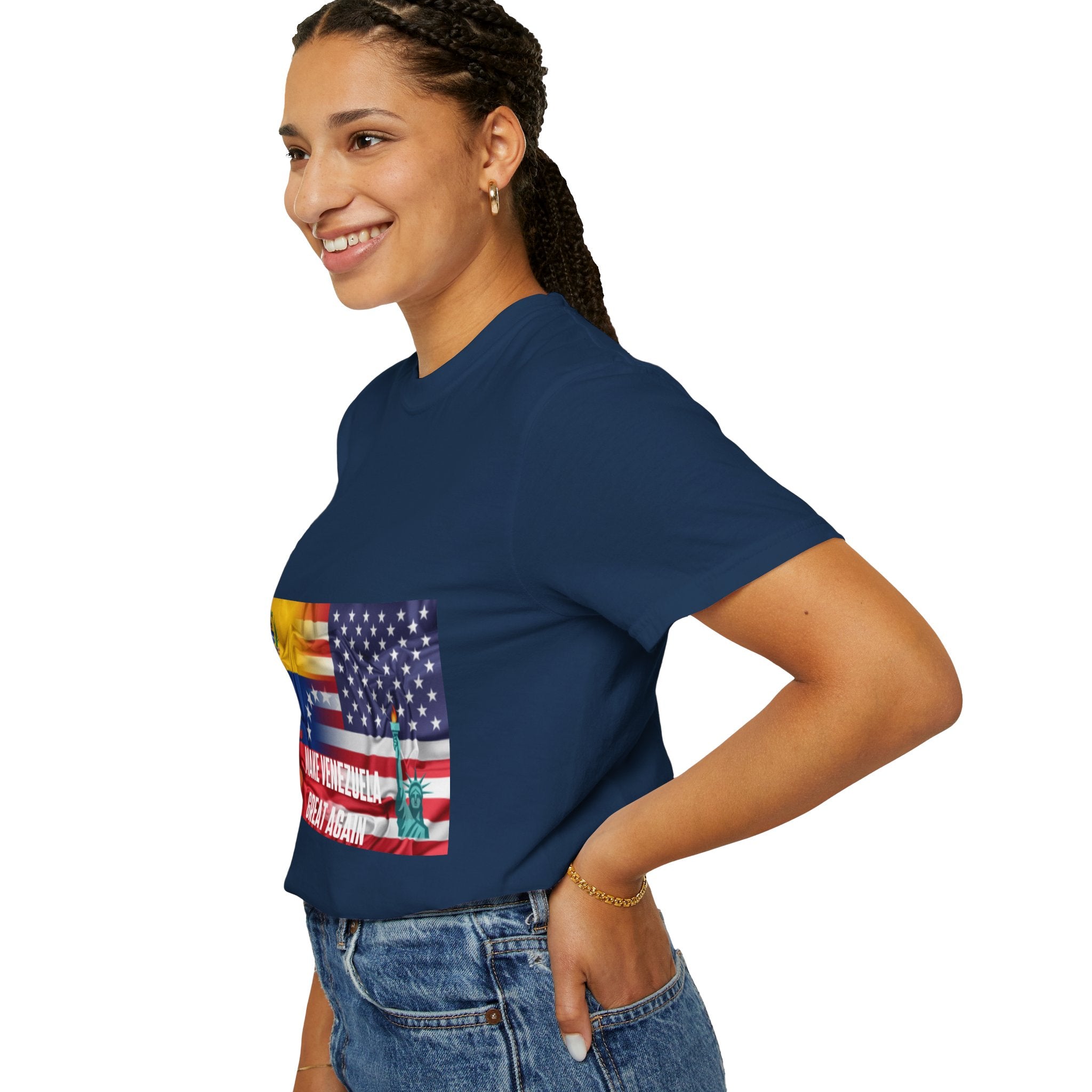 Patriotic Graphic T-Shirt, Make Venezuela Great Again Tee, Unisex Casual Wear, Gift for National Pride, Independence Day Apparel