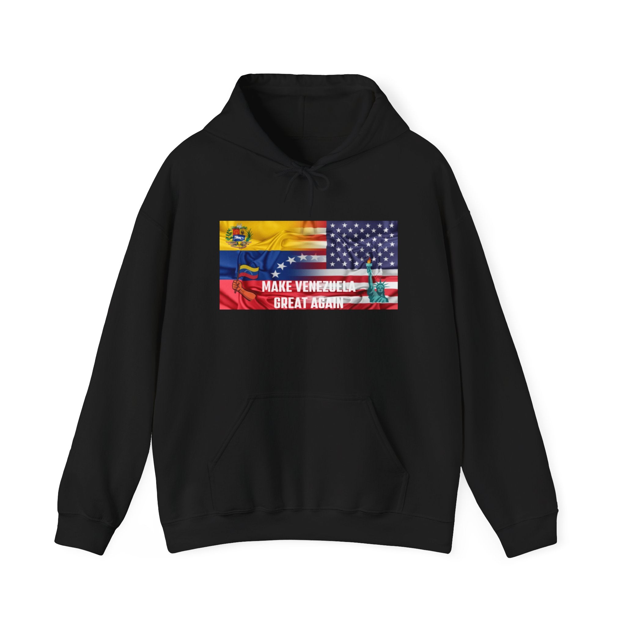 Unisex Political Hoodie, Make Venezuela Great Again Sweatshirt, Gift for Activists, Casual Wear, Statement Fashion, Comfortable Hoodie