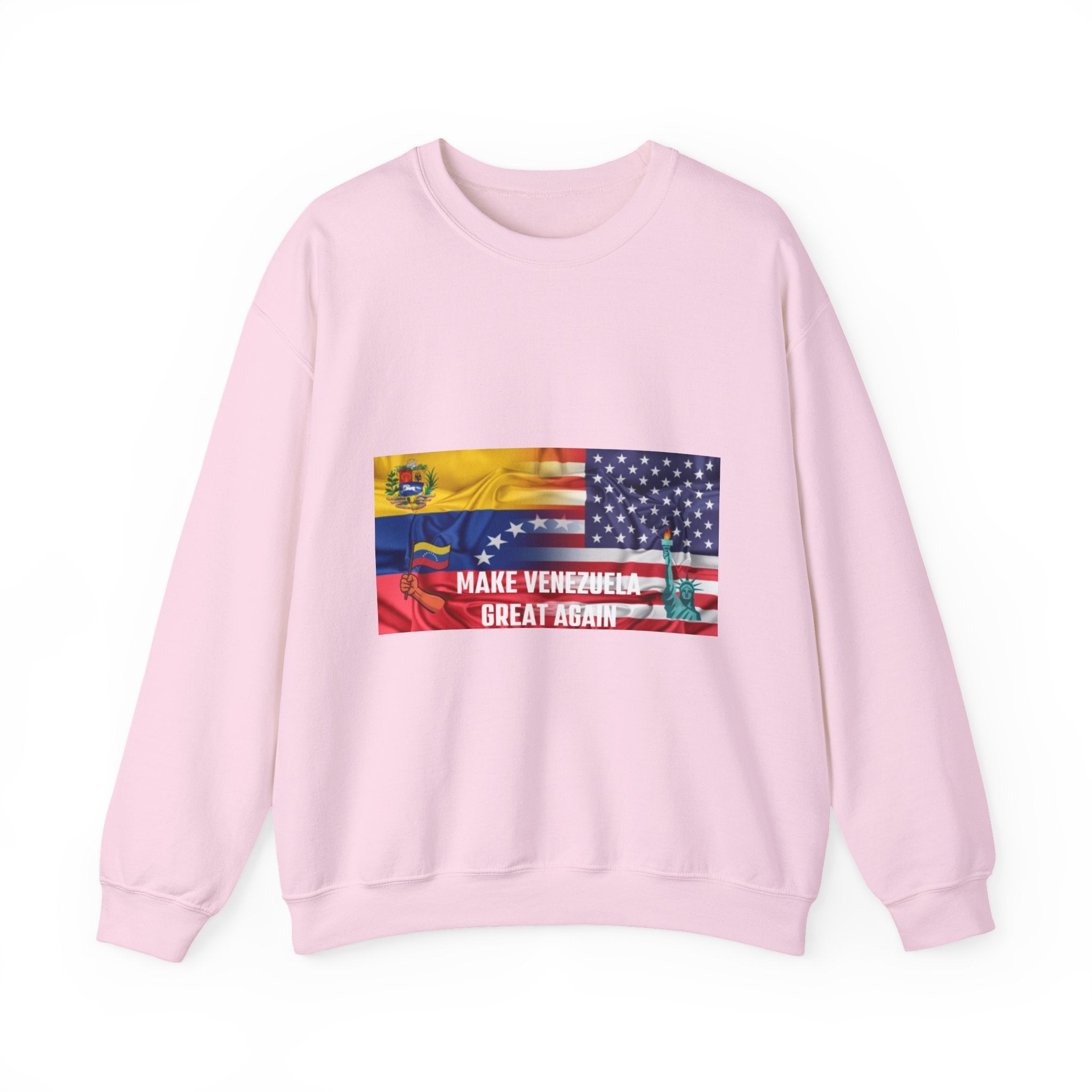 Venezuelan Pride Sweatshirt - Make Venezuela Great Again, Unisex Crewneck, Warm Casual Wear, Gift for Holidays, Comfortable & Stylish