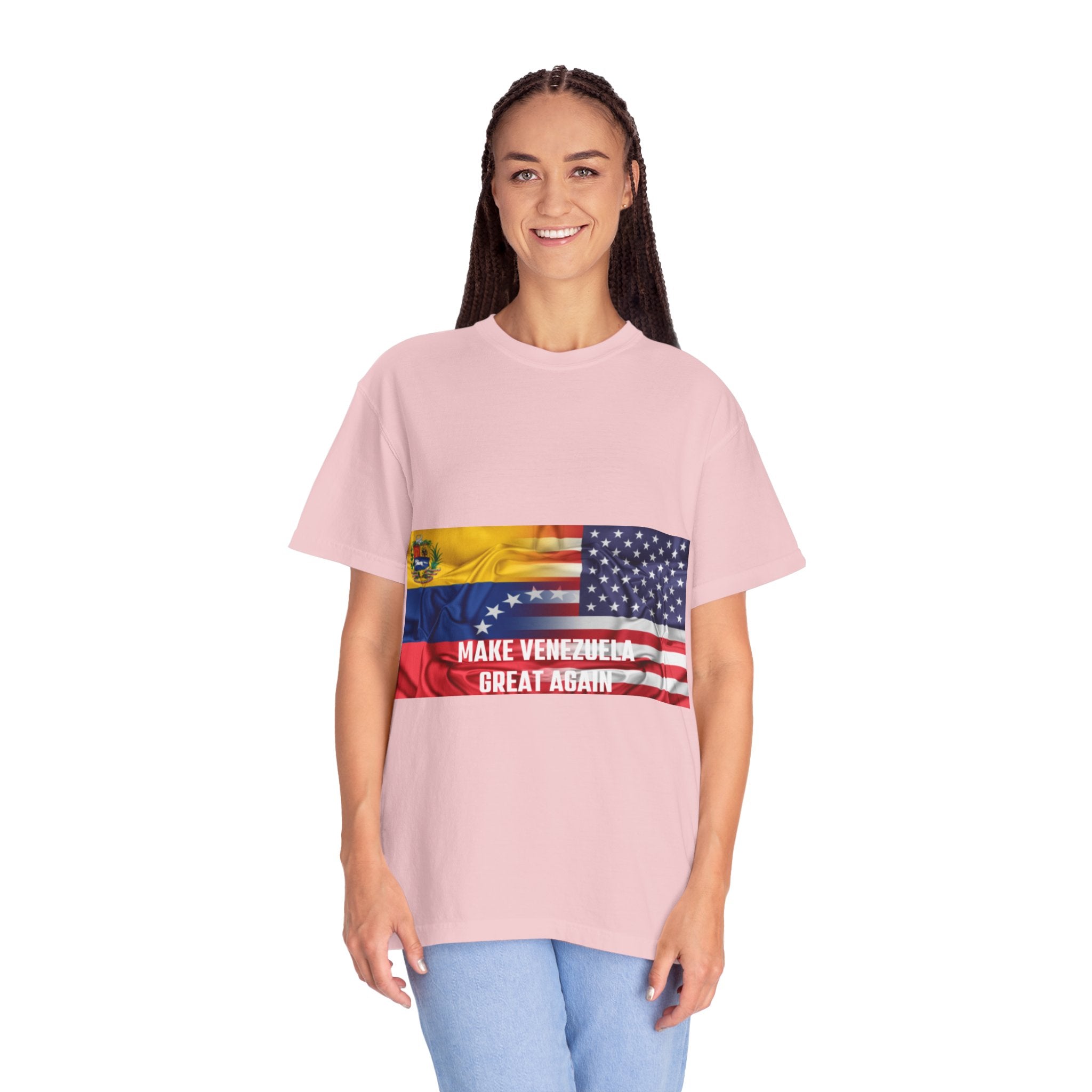 Patriotic Graphic Tee: Make Venezuela Great Again T-Shirt, Unisex Casual Wear, Political Statement Shirt, Gift for Activists, Summer Fashion
