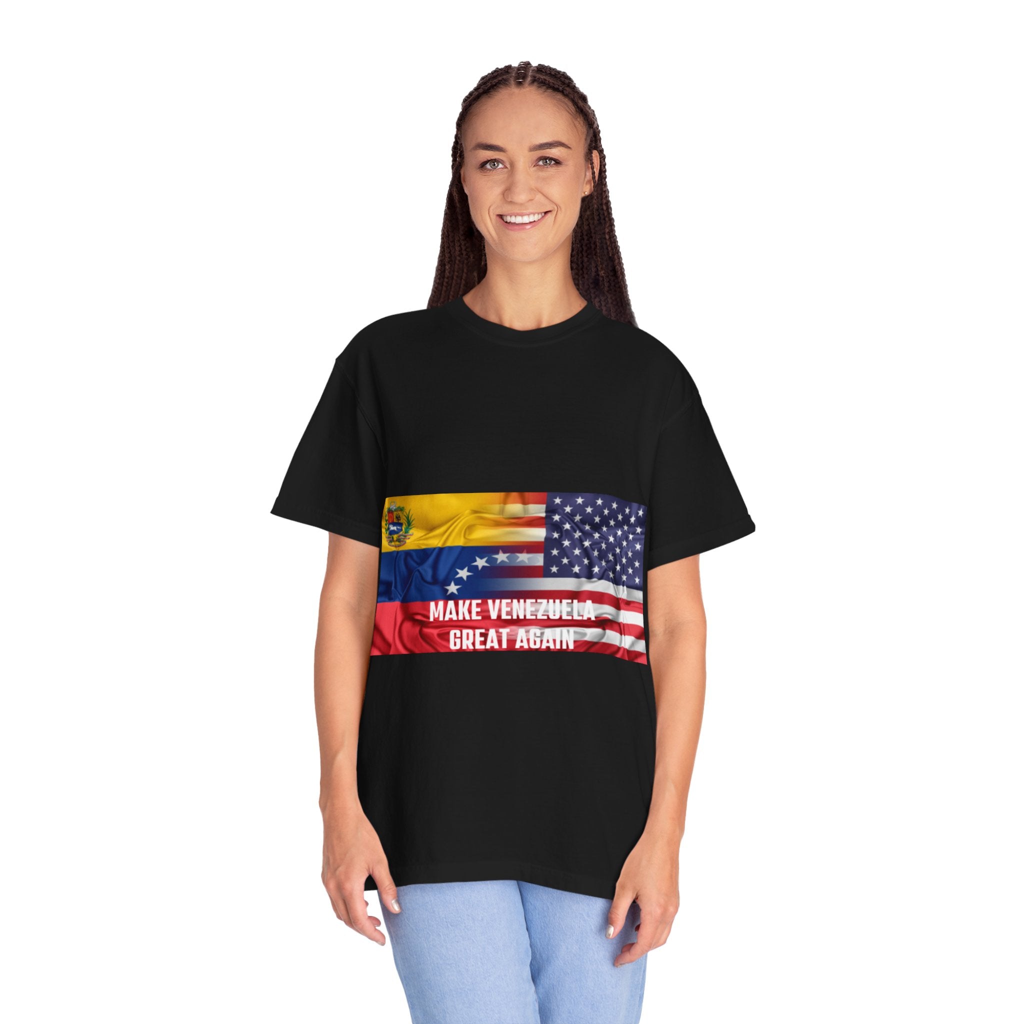 Patriotic Graphic Tee: Make Venezuela Great Again T-Shirt, Unisex Casual Wear, Political Statement Shirt, Gift for Activists, Summer Fashion