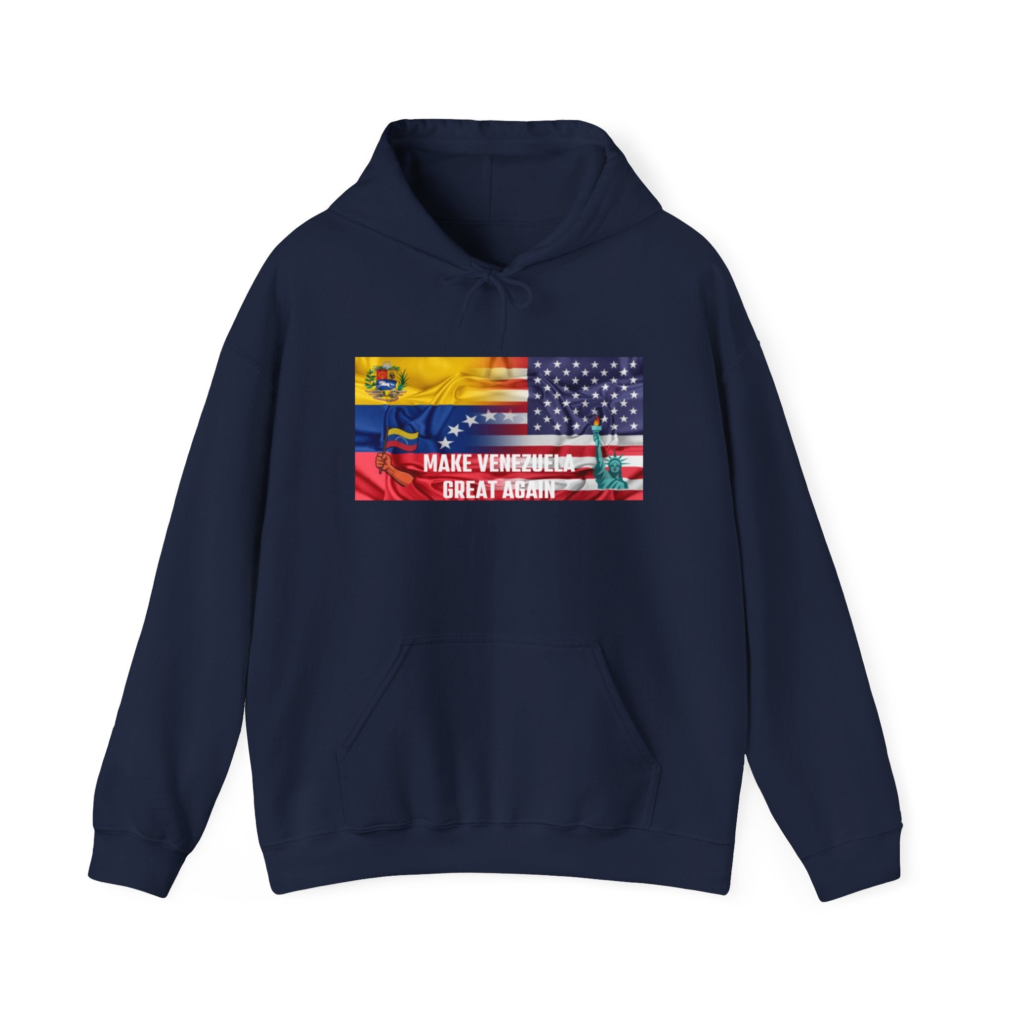 Unisex Political Hoodie, Make Venezuela Great Again Sweatshirt, Gift for Activists, Casual Wear, Statement Fashion, Comfortable Hoodie