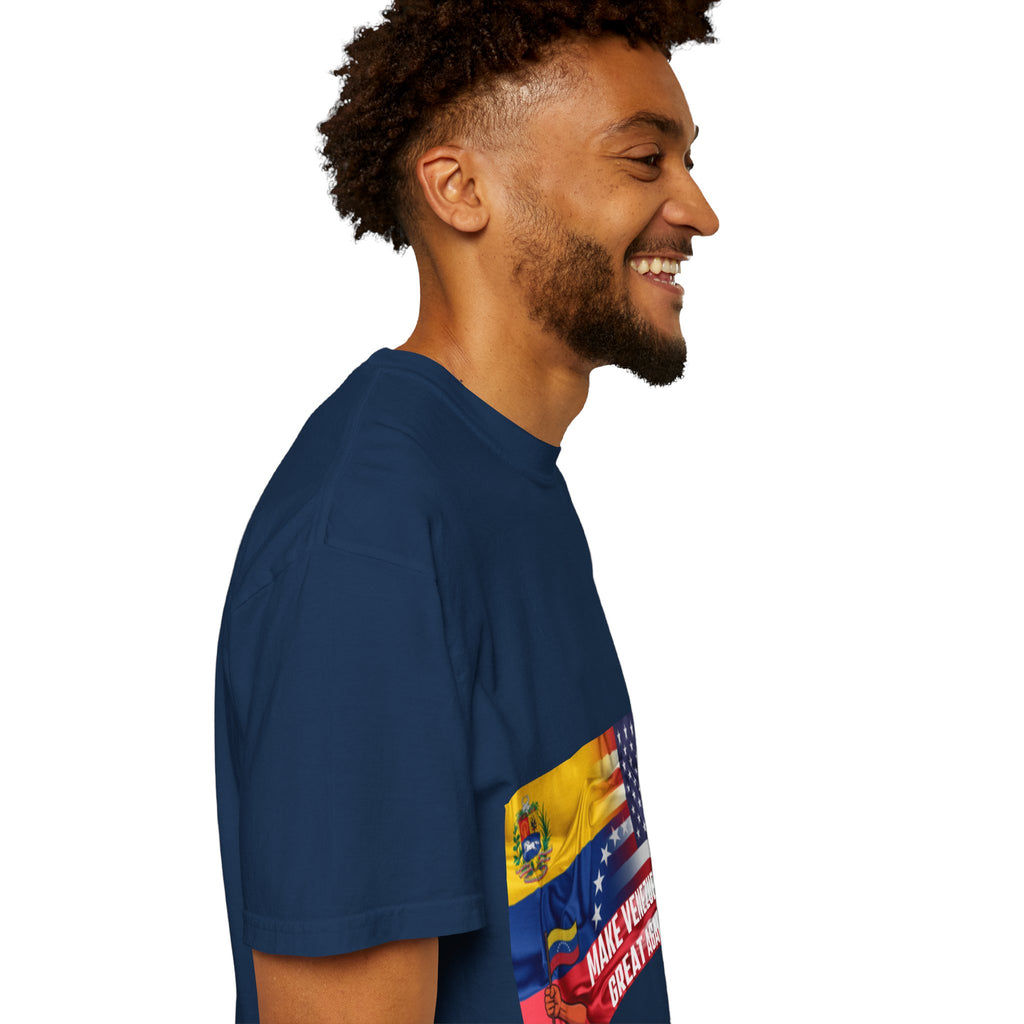 Patriotic Graphic T-Shirt, Make Venezuela Great Again Tee, Unisex Casual Wear, Gift for National Pride, Independence Day Apparel