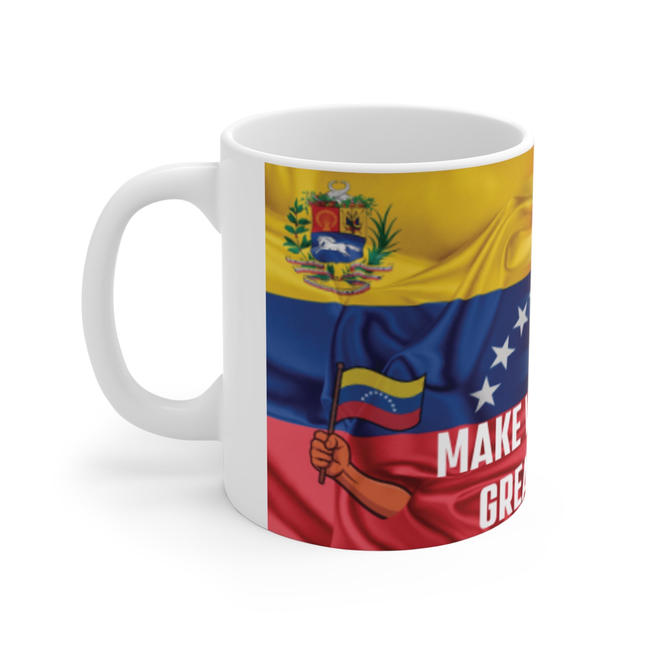 Venezuelan Pride Mug, Make Venezuela Great Again Coffee Cup, Patriotic Gift, Inspirational Drinkware, Cultural Expression, Election [...]