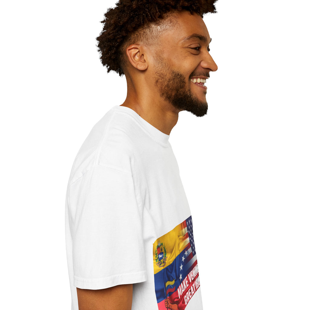 Patriotic Graphic T-Shirt, Make Venezuela Great Again Tee, Unisex Casual Wear, Gift for National Pride, Independence Day Apparel