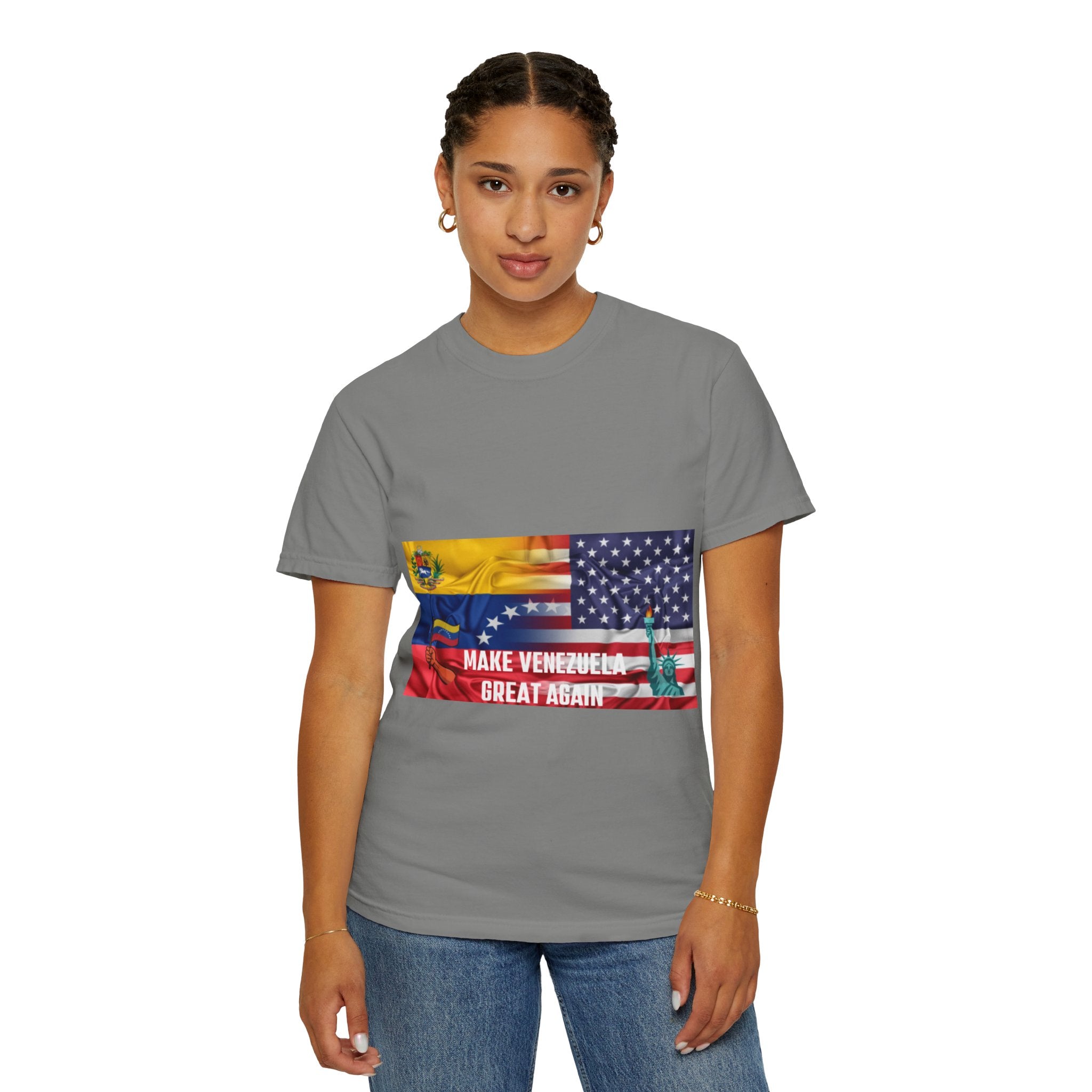 Patriotic Graphic T-Shirt, Make Venezuela Great Again Tee, Unisex Casual Wear, Gift for National Pride, Independence Day Apparel
