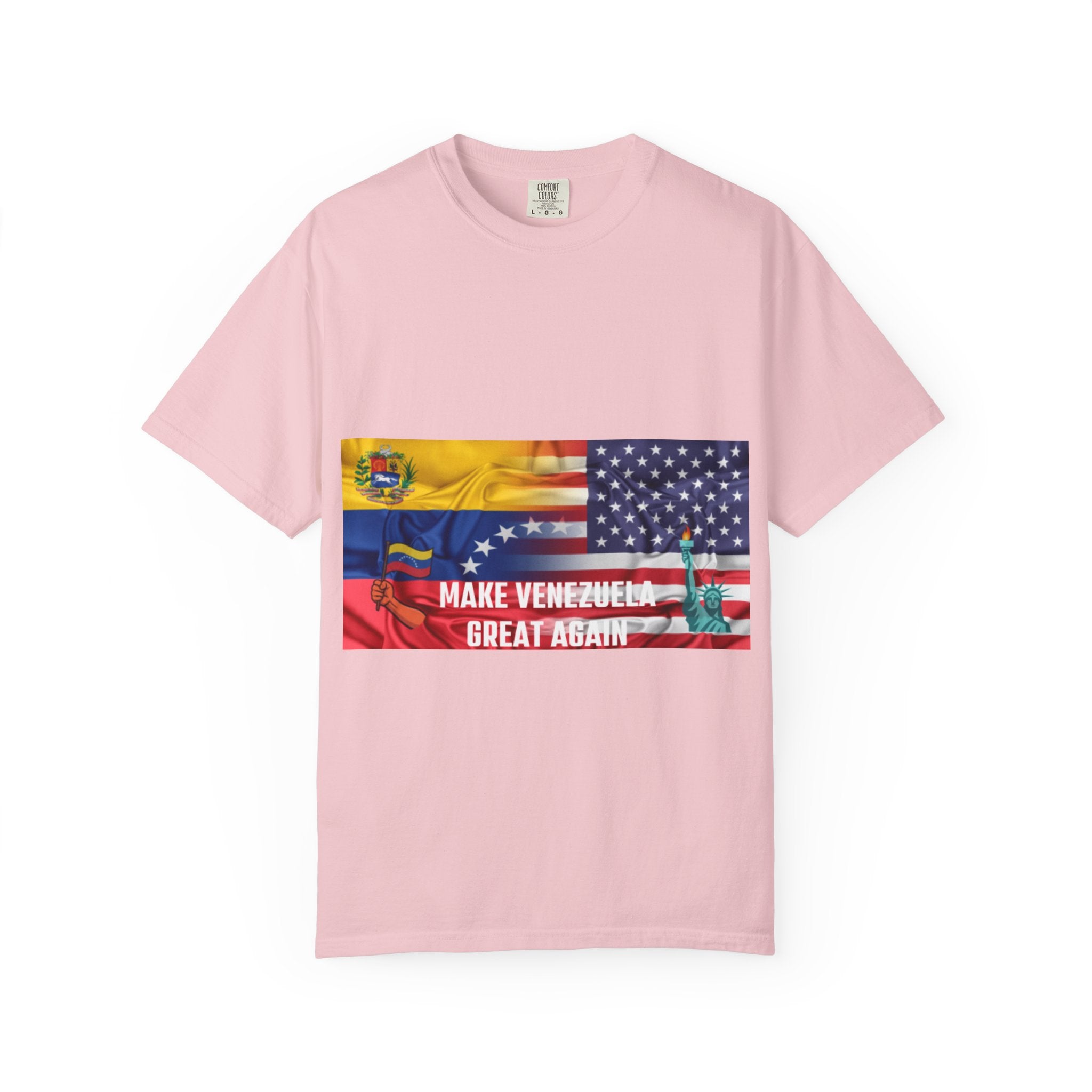 Patriotic Graphic T-Shirt, Make Venezuela Great Again Tee, Unisex Casual Wear, Gift for National Pride, Independence Day Apparel