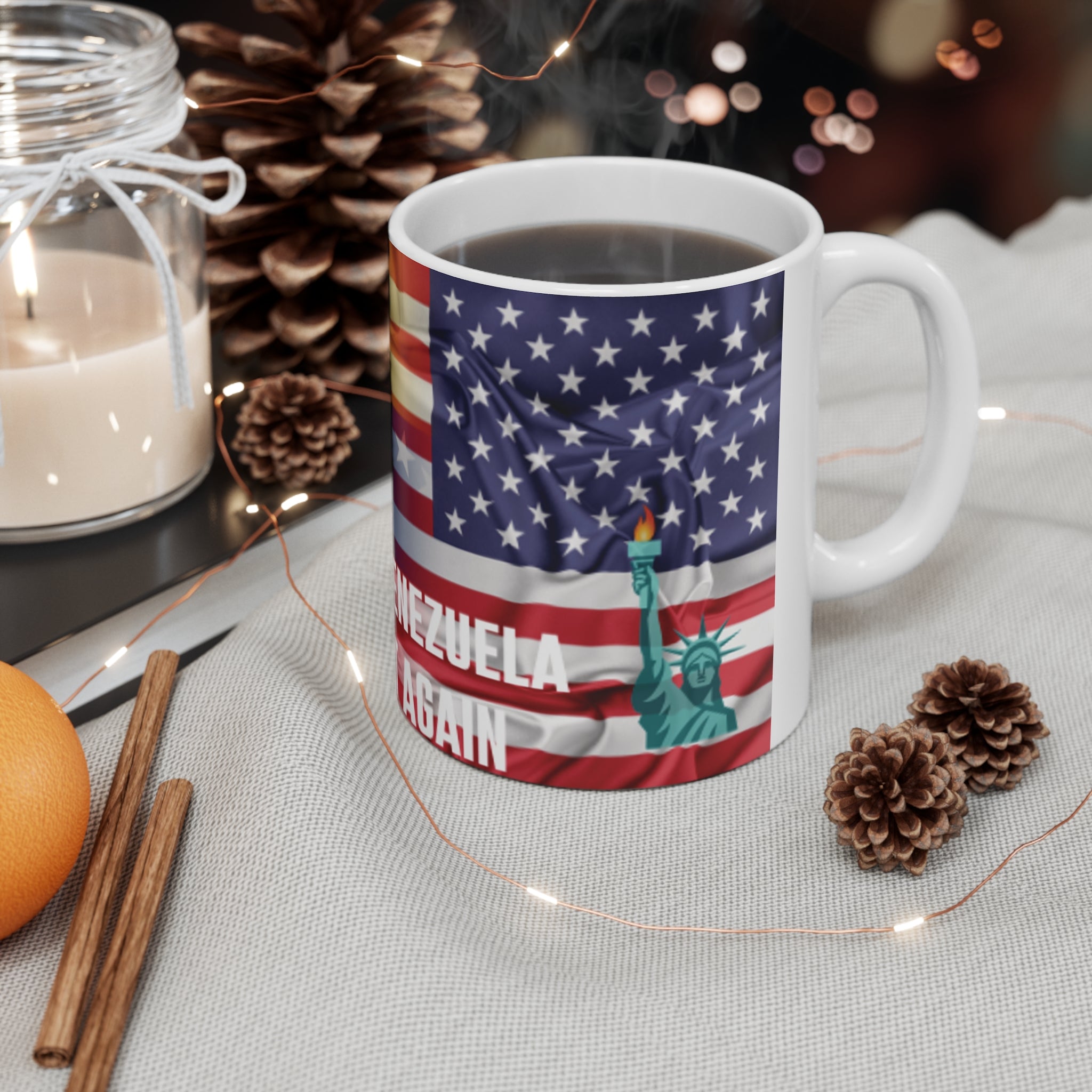 Venezuelan Pride Mug, Make Venezuela Great Again Coffee Cup, Patriotic Gift, Inspirational Drinkware, Cultural Expression, Election [...]