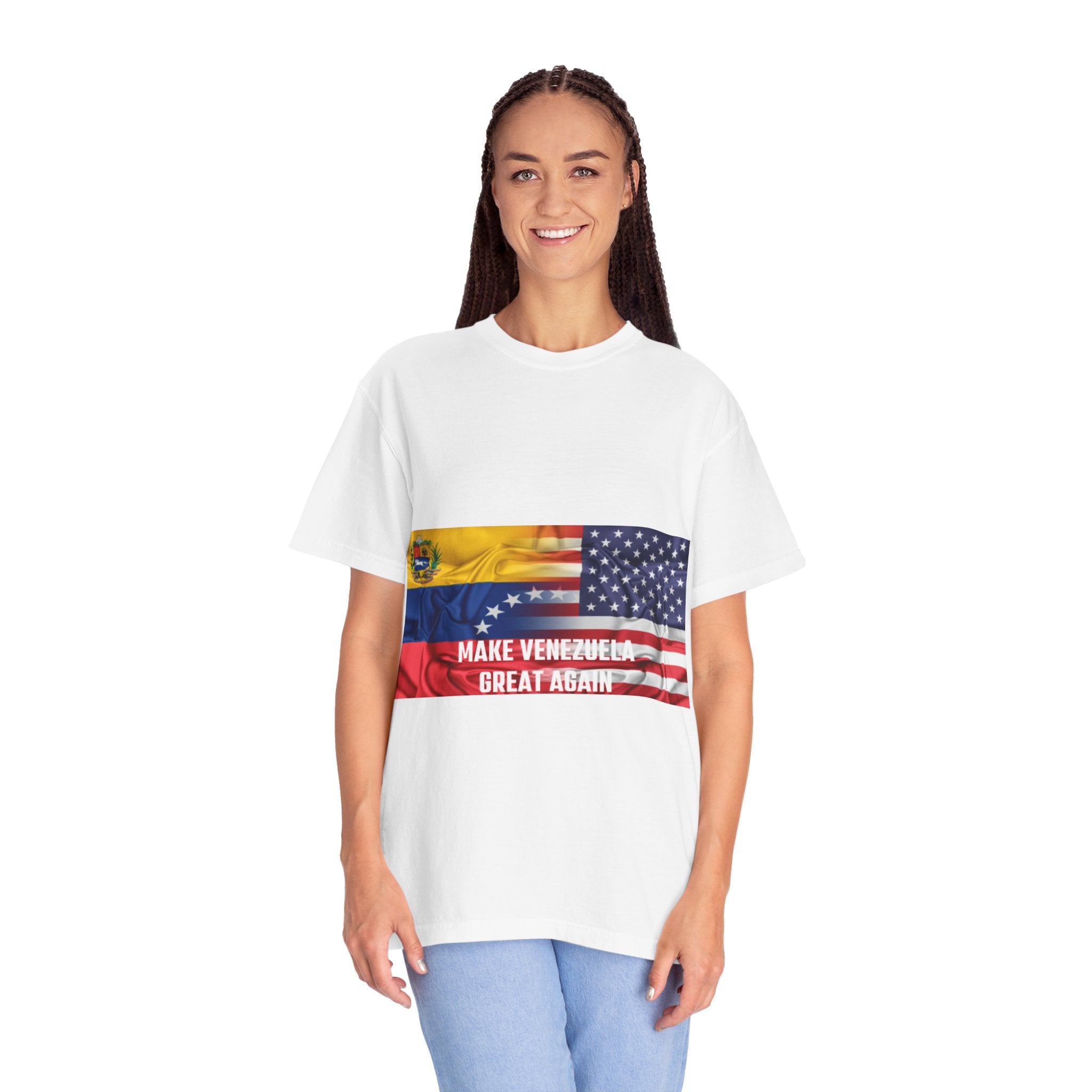 Patriotic Graphic Tee: Make Venezuela Great Again T-Shirt, Unisex Casual Wear, Political Statement Shirt, Gift for Activists, Summer Fashion