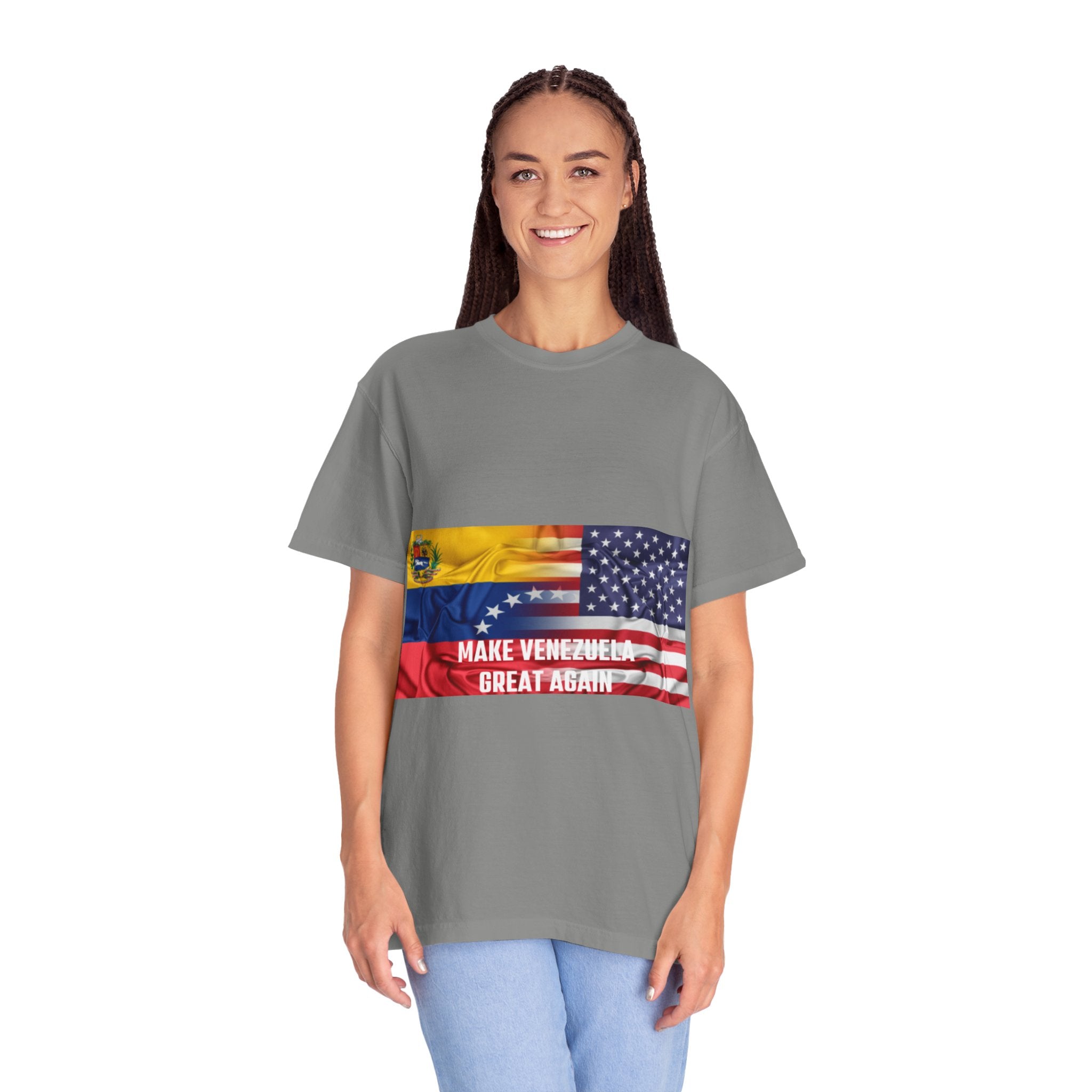 Patriotic Graphic Tee: Make Venezuela Great Again T-Shirt, Unisex Casual Wear, Political Statement Shirt, Gift for Activists, Summer Fashion