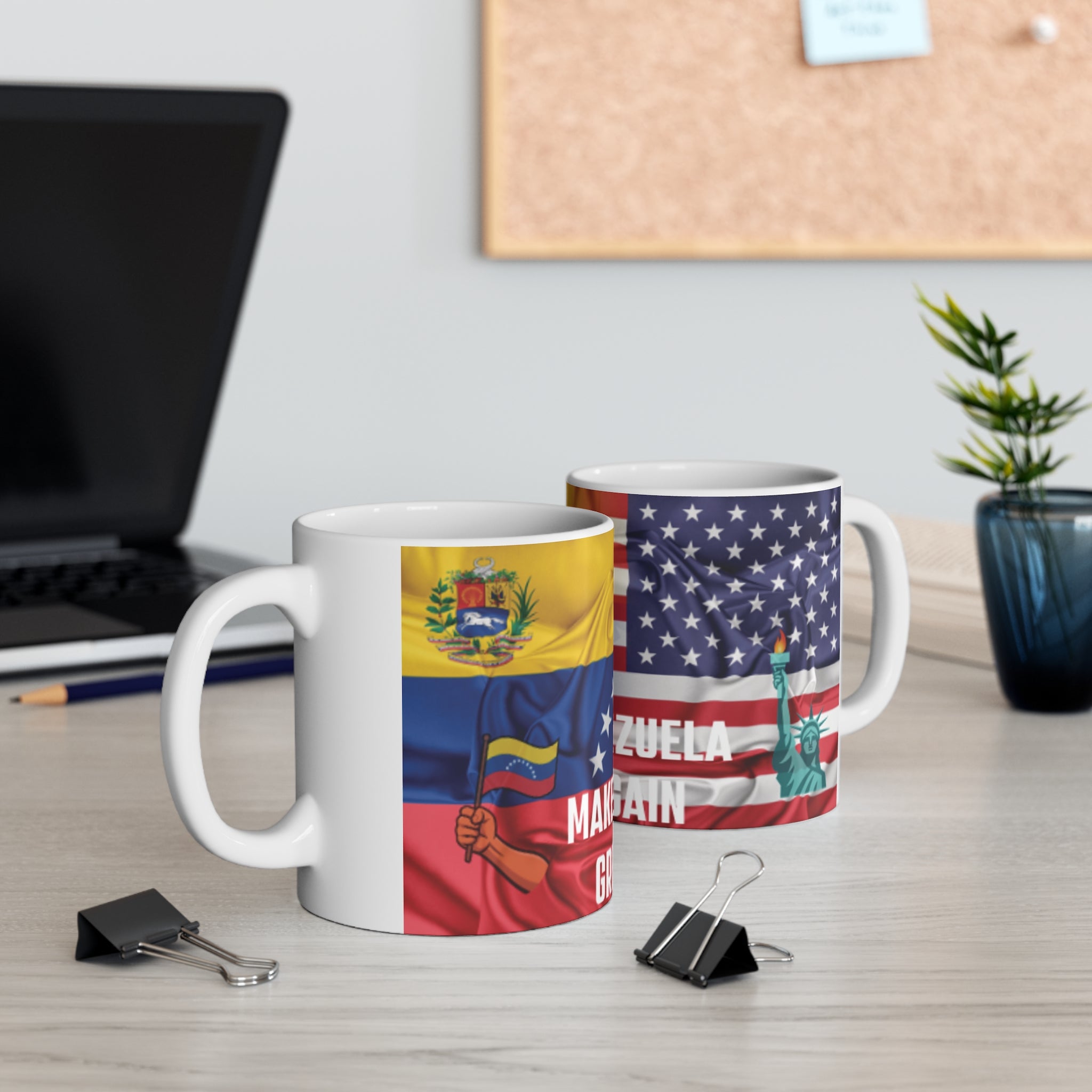 Venezuelan Pride Mug, Make Venezuela Great Again Coffee Cup, Patriotic Gift, Inspirational Drinkware, Cultural Expression, Election [...]