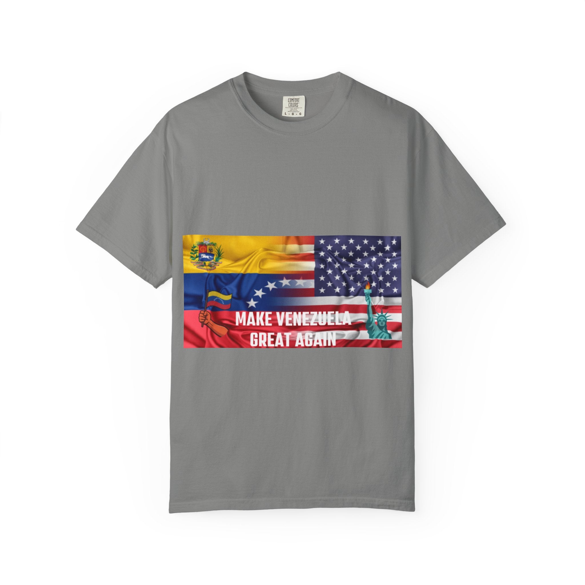 Patriotic Graphic T-Shirt, Make Venezuela Great Again Tee, Unisex Casual Wear, Gift for National Pride, Independence Day Apparel
