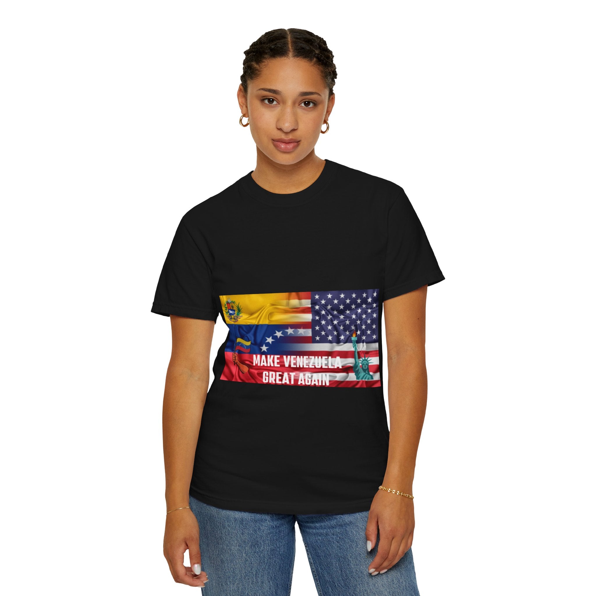 Patriotic Graphic T-Shirt, Make Venezuela Great Again Tee, Unisex Casual Wear, Gift for National Pride, Independence Day Apparel