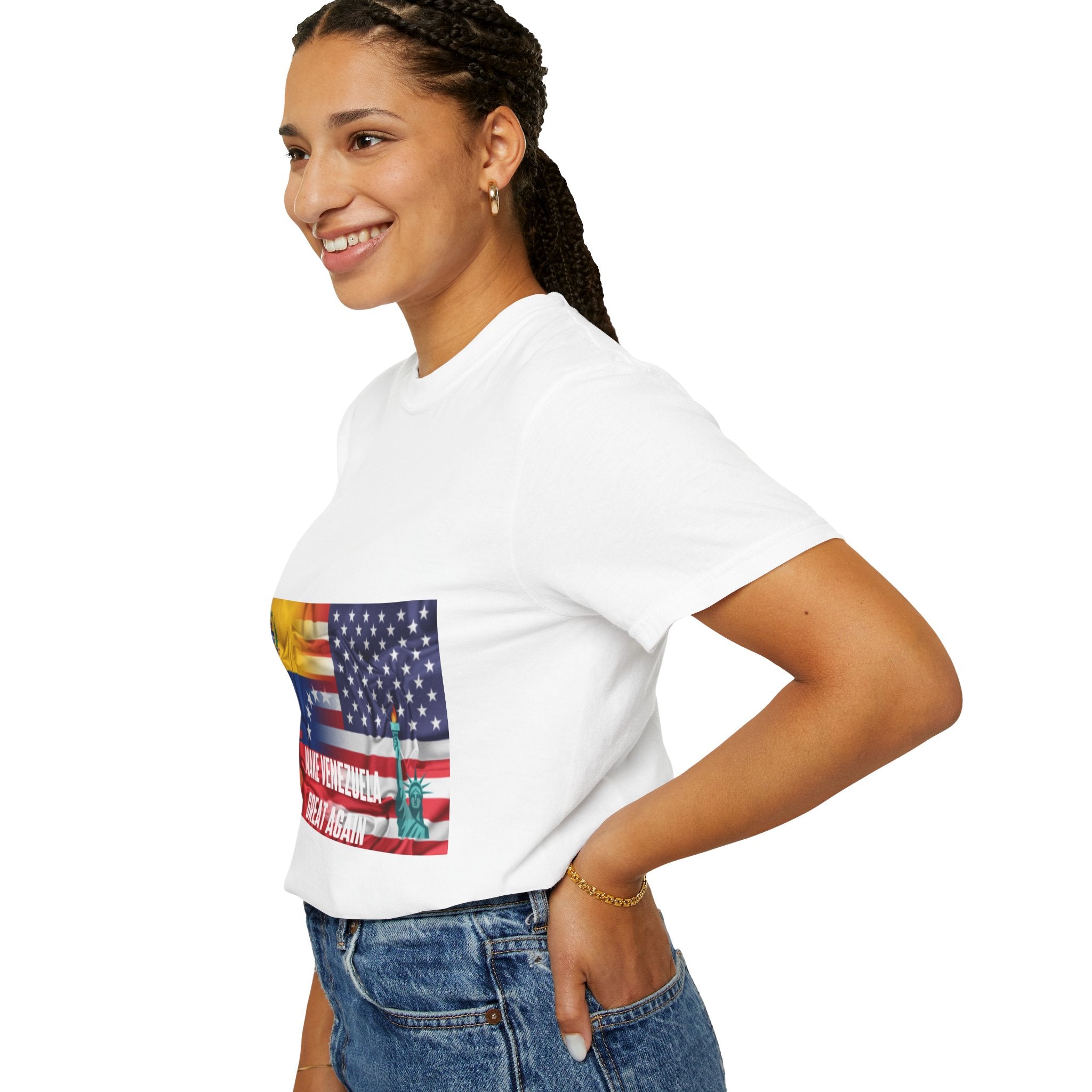 Patriotic Graphic T-Shirt, Make Venezuela Great Again Tee, Unisex Casual Wear, Gift for National Pride, Independence Day Apparel