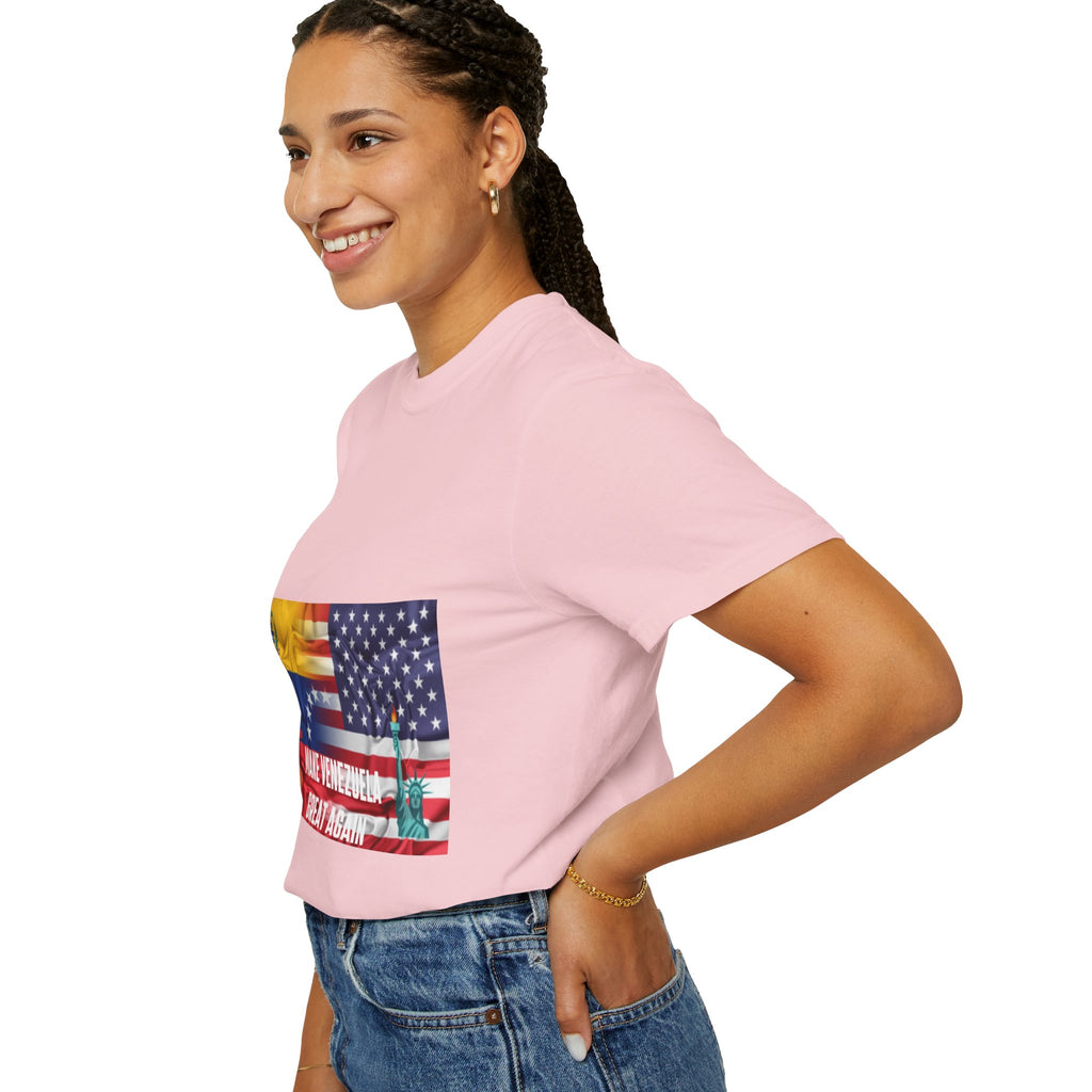 Patriotic Graphic T-Shirt, Make Venezuela Great Again Tee, Unisex Casual Wear, Gift for National Pride, Independence Day Apparel